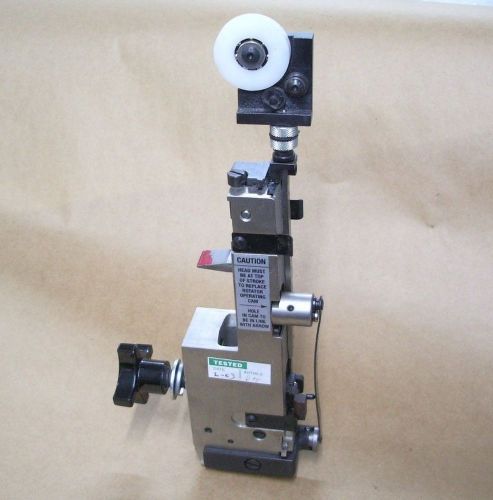 I S P STITCHER HEAD WITH MAGNETIC SWIVEL, Serial #985M, MBM Booklet Maker
