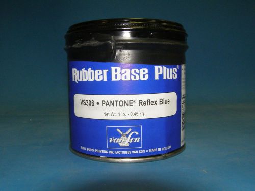 New vanson rubber base plus pantone reflex blue ink 1lb vs306 for sale