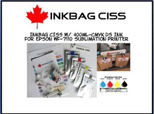INKBAG CISS(400ML DS INK &amp; ARC) FOR EPSON WF-7110 HEAT TRANSFER PRINTER
