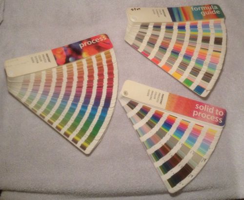 Pantone Color Formula Guide, Process Color System Guide,  and Solid to Process