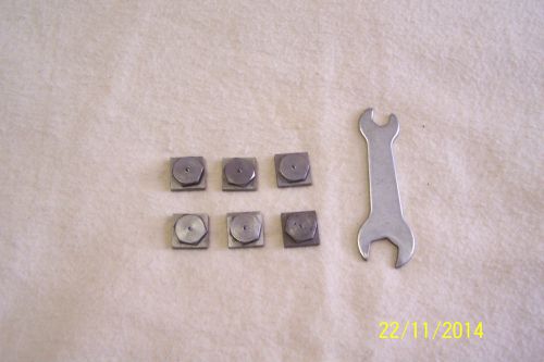 Register Quoins for letterpress lockup with wrench! SET # 4