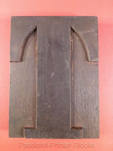 Wood Letter T - RARE Letterpress Type Printers Block - 6 5/8 by 4 7/8 inches