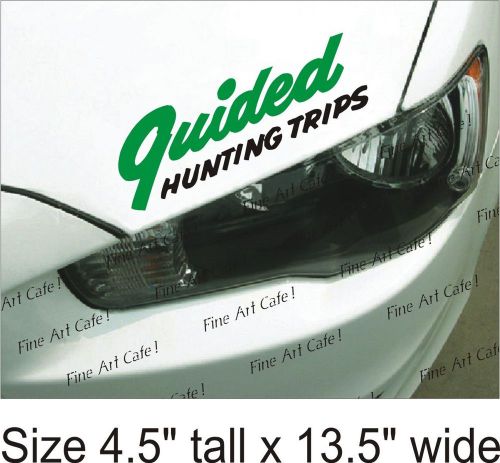 2X Competition Car Headlight Quided Hunting Trips Vinyl Sticker Truck -1415 B