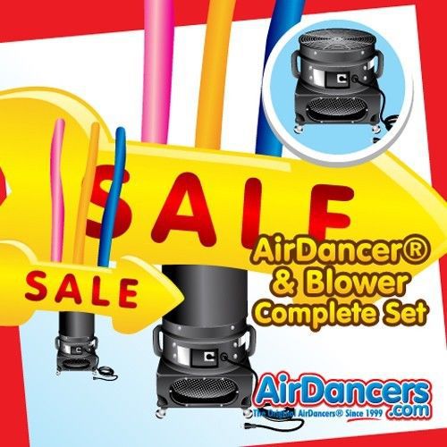 Yellow Sale Giant Arrow AirDancer® &amp; Blower Complete Inflatable Advertising Set