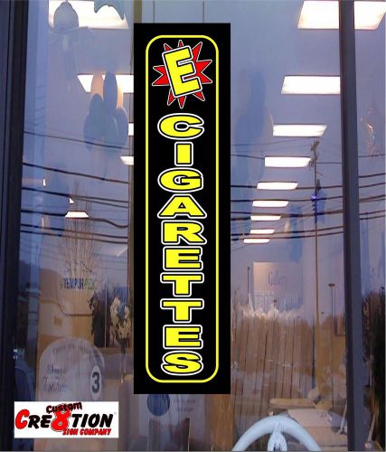 Led light box sign - e cigarettes 46&#034;x12&#034; window sign - neon/banner altern for sale