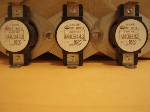 Thermostat M409443; 260F; Huebsch, Speed Queen; Set Of 3; RSPC L260-45F: USED..