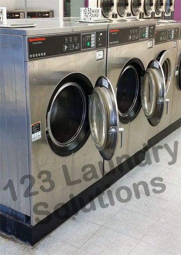 Speed queen frontload washer 1 or 3 phase 200-240v steel sc60bcfxu60001 used for sale