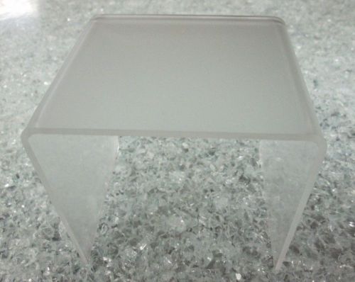 Qty 1 Frosted Acrylic Risers P95  1/8&#034; by 8&#034; x 8&#034; x 8&#034;