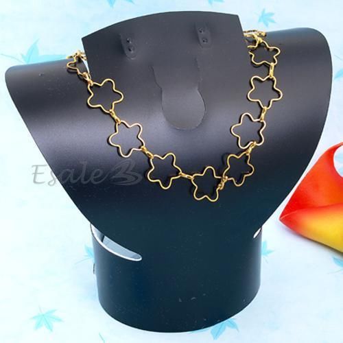 4 Black White Jewelry Necklace Choker Display Neck Bust HOT