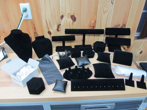 Large Lot Jewelry Displays Retail Tags Ring Necklace Bracelet Holder Mannequins