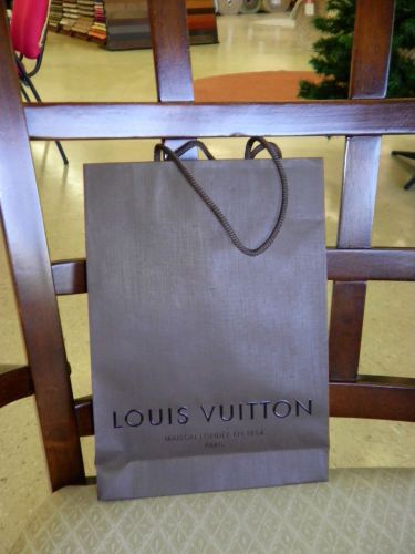 Authentic LOUIS VUITTON Gift Shopping Paper Bag small
