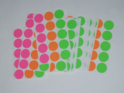 315 BLANK YARD SALE GARAGE RUMMAGE STICKERS PRICE LABELS NEON SEE OTHER ITEMS @@