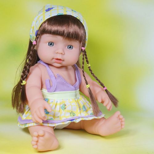 Acrylic &amp; Silicone Cute Super Simulation Baby Dolls Lifelike Reborn Bab 29cm 07