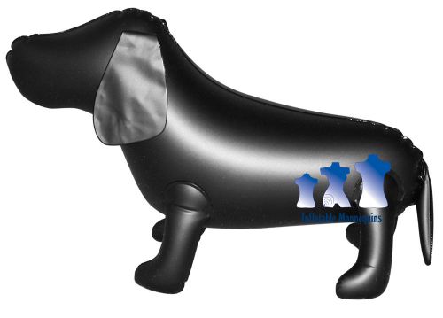 Inflatable mannequin, small dog, black for sale