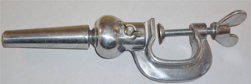 Advance Wig Block Holder #195 - Polished Die Cast Aluminum - Table Clamp - Box