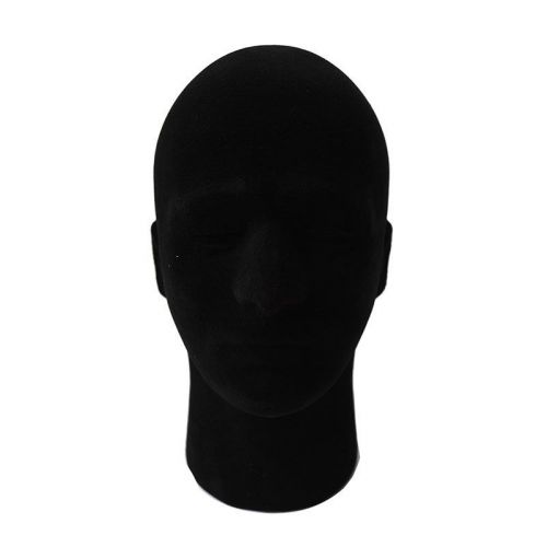 Male Styrofoam Foam Mannequin Manikin Head Model Glasses Wigs Cap Display Stand