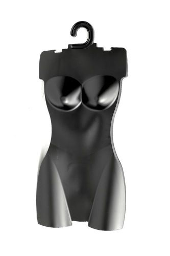 10 black henta female torso plastic body form mannequin hanger lingerie display for sale