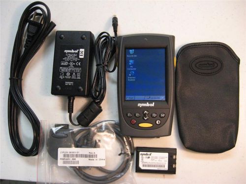 SYMBOL PPT8846 BARCODE T2BY0DWW 6KEY WINDOWSCE PPT8800 COMPLETE PDA+STYLUS+CABLE