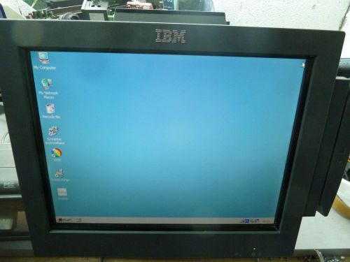 IBM Surepos 4846-545 POS Touch Screen Terminal  AND PSC VS1200 READER