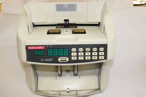 Semacon s-1425 bank grade high speed currency counter for sale