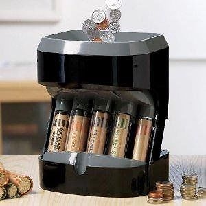 NEW Motorized Coin Sorter Digital Counter Coins Sorting Wrapping Quarter Dime Ni
