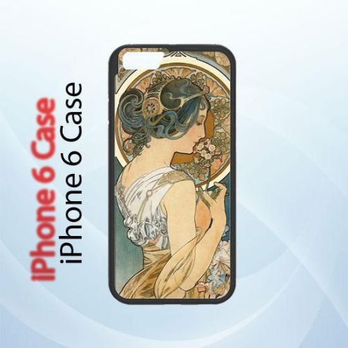 iPhone and Samsung Case - Lovely Alphonse Mucha Ladies Girls Flowers Vintage