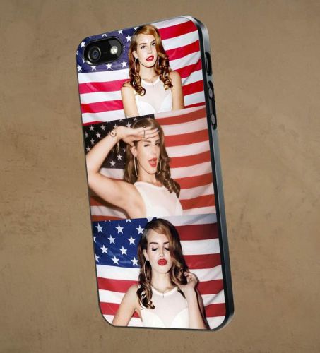 Lana Del Rey Pose and American Flag Samsung and iPhone Case