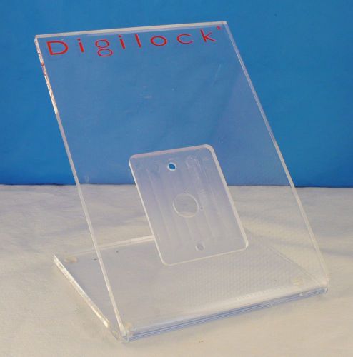 Lucite 12  lockable display computer tool valuable item holders for sale
