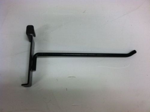 6&#034; GRIDWALL BLACK METAL DISPLAY HOOKS - 50 COUNT - FAST SHIPPING