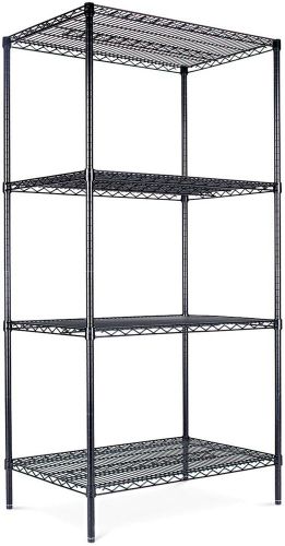 Industrial wire shelving, storage, alera sw503624bl, 4 shelves, 36wx24dx72h, for sale