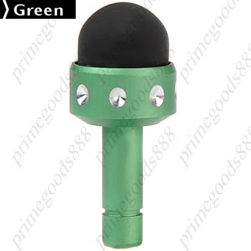 2 in 1 Capacitive Touch Pen Earphones Anti Dust Plug cheap discount low Green
