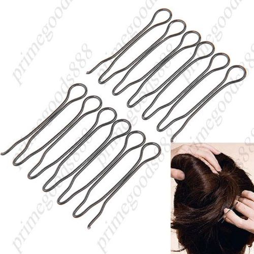 2 mini clip hair pin clips grip for girl woman lady girls free shipping black for sale