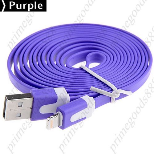 1.9M USB 2.0 Male to 8 pin Lightning Adapter Cable 8pin Charger Cord Purple