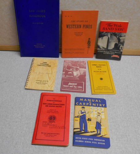1948-1960 Kelsey Lumber Co. Lot Placervile CA Filers Sawyers Millwrights Catalog