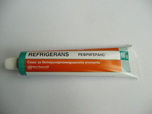 Refrigerans ointment for the treatment of arthritis; at  bruises, abrasions and for sale
