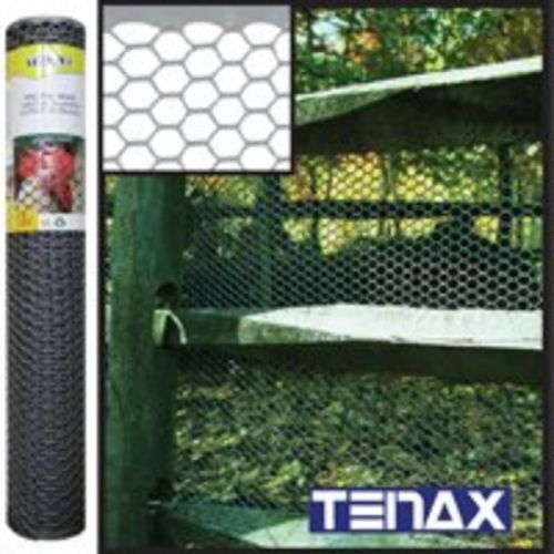 Netting Poultry 25Ft 3Ft 3In TENAX CORP Poultry Netting 206828 Silver Poly