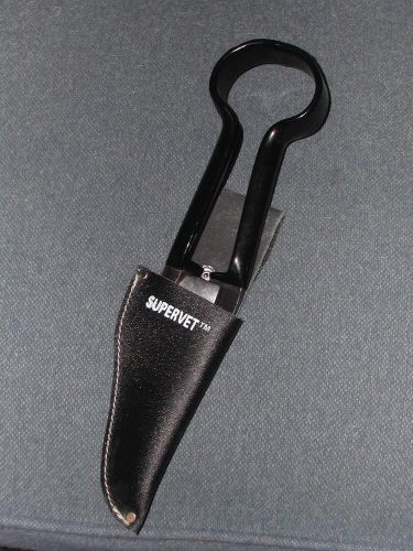 Leather holster for sheep shears wool show clipping nwt for sale