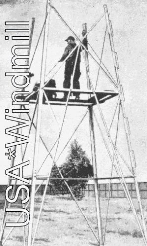 33ft aermotor style windmill tower for 8ft &amp; 6ft mills for sale