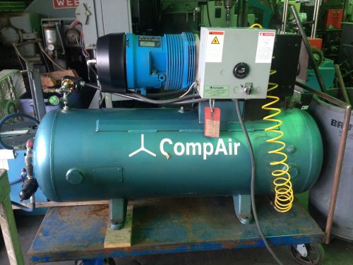 Compair v04 5.5hp rotary vane air compressor 19.7cfm / 8,250 hours for sale
