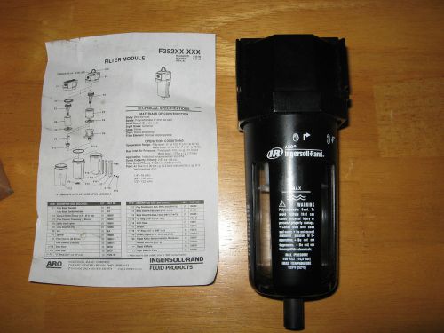 Aro ingersoll rand f25241-100 air line filter 1/2 npt new for sale