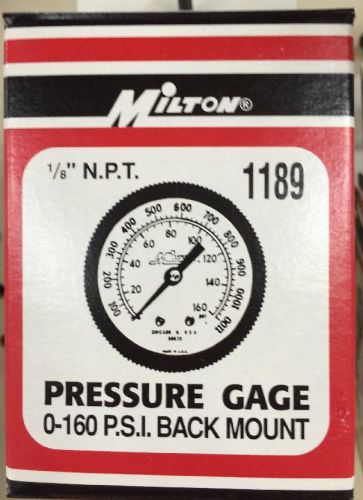 Milton 1189 1/8 N.P.T Pressure Gage