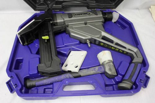 Kobalt sgy-ns7 16-gauge 3-in-1 2&#034; flooring pneumatic nail gun nailer kit for sale