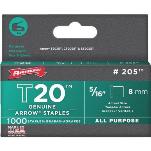 Arrow fastener 205 staple-5/16&#034; staple for sale