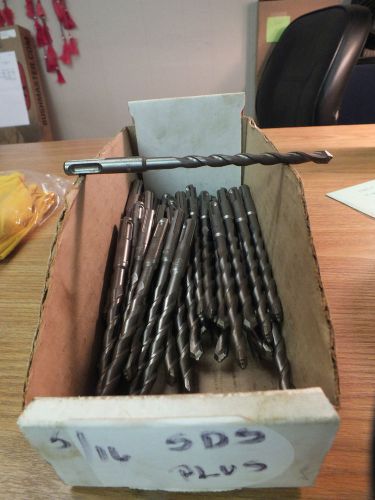 25- NEW SDS PLUS CARBIDE TIPPED 5/16 x 6 DRILL BITs LOT