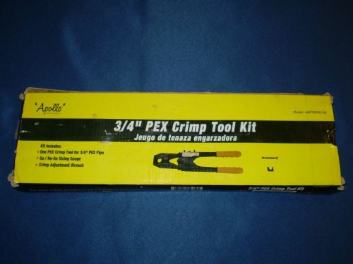 New in box conbraco industries/apollo 3/4&#034; pex crimp tool kit #69ptkh00144 for sale