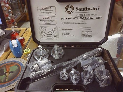 Max punch® ratchet set with 1/2&#034;-2&#034; cutting dies (10 pc. set) mpr10s (gr1007448) for sale