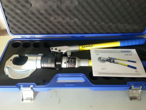 Klauke hp-1330 hydraulic 12 ton crimping tool - 1.2&#034; (30 mm) equiv to burndy y-3 for sale