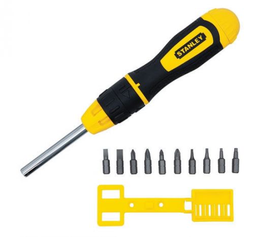 stanley ratchet multibit 10 piece screwdriver