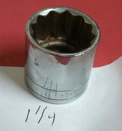 SK Wayne 1/2&#039; drive Socket 40140 12 point 1 1/4&#039;