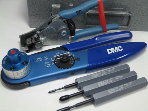New daniels dmc986 dmc crimping m22520 crimping aircraft electrical tool kit set for sale